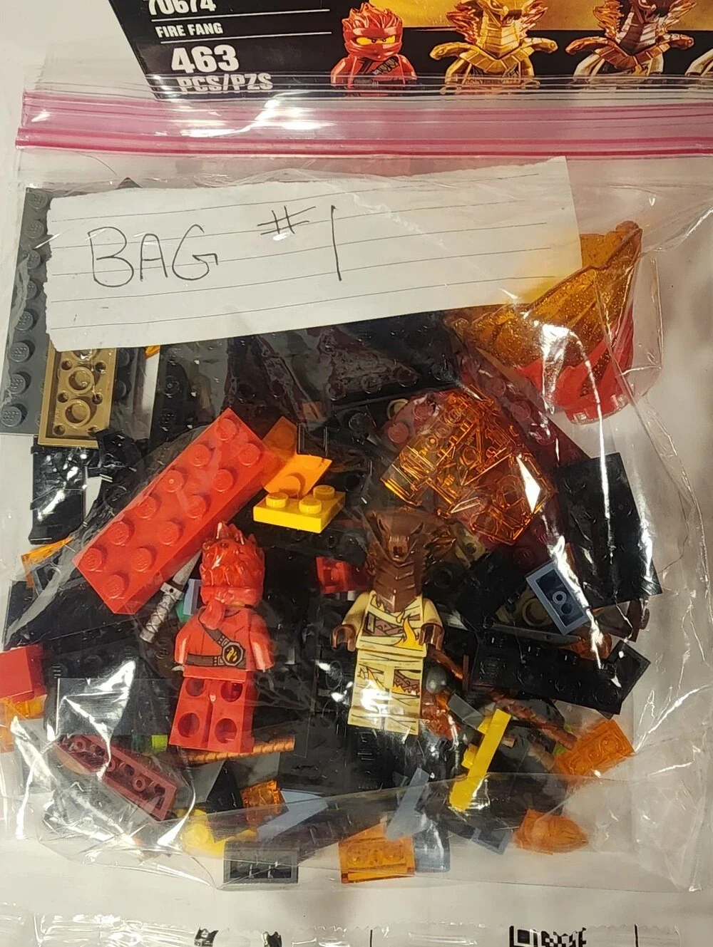 LEGO NINJAGO: Fire Fang (70674) 100% Complete w/ Box and Instructions